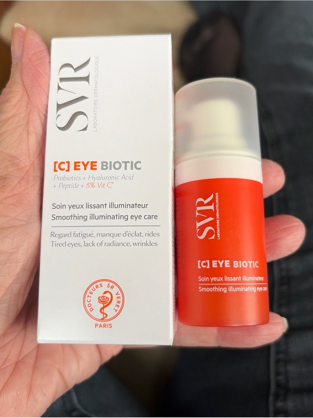 [C] Eye Biotic Smoothing Illuminating Eye Care - Orange. 15ml. New!